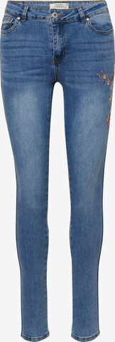 KOROSHI Slimfit Jeans in Blauw: voorkant