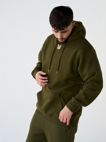 ABOUT YOU x Dardan Sweatshirt 'Elia' in Green: front