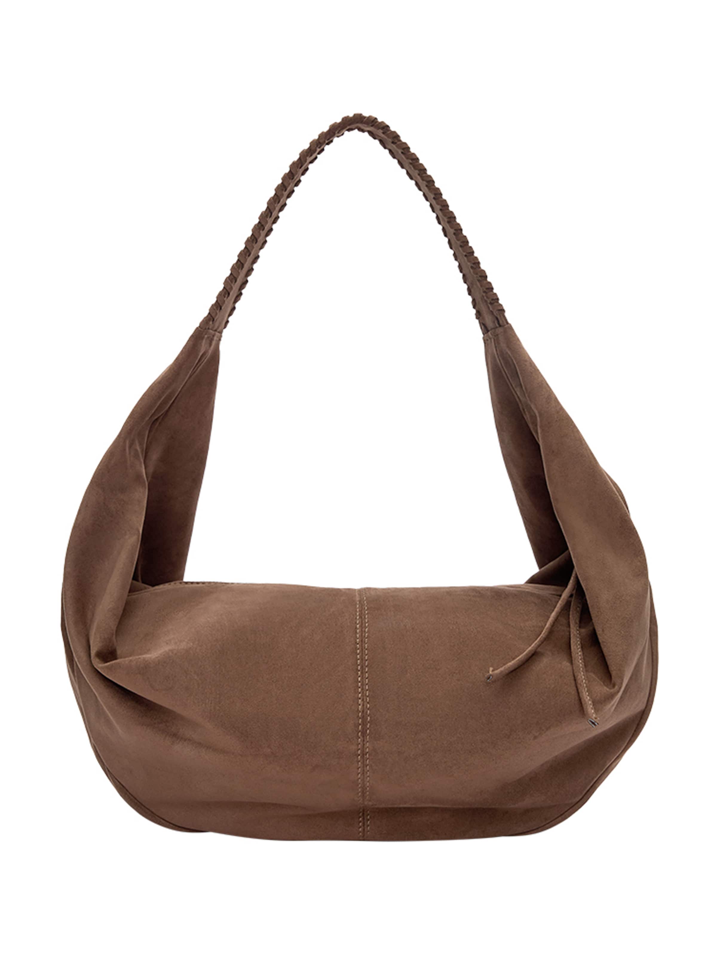 Borsa a spalla di Pull&Bear in marrone: frontale