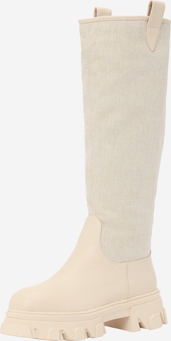 Public Desire Boot 'Espa' in Beige: front