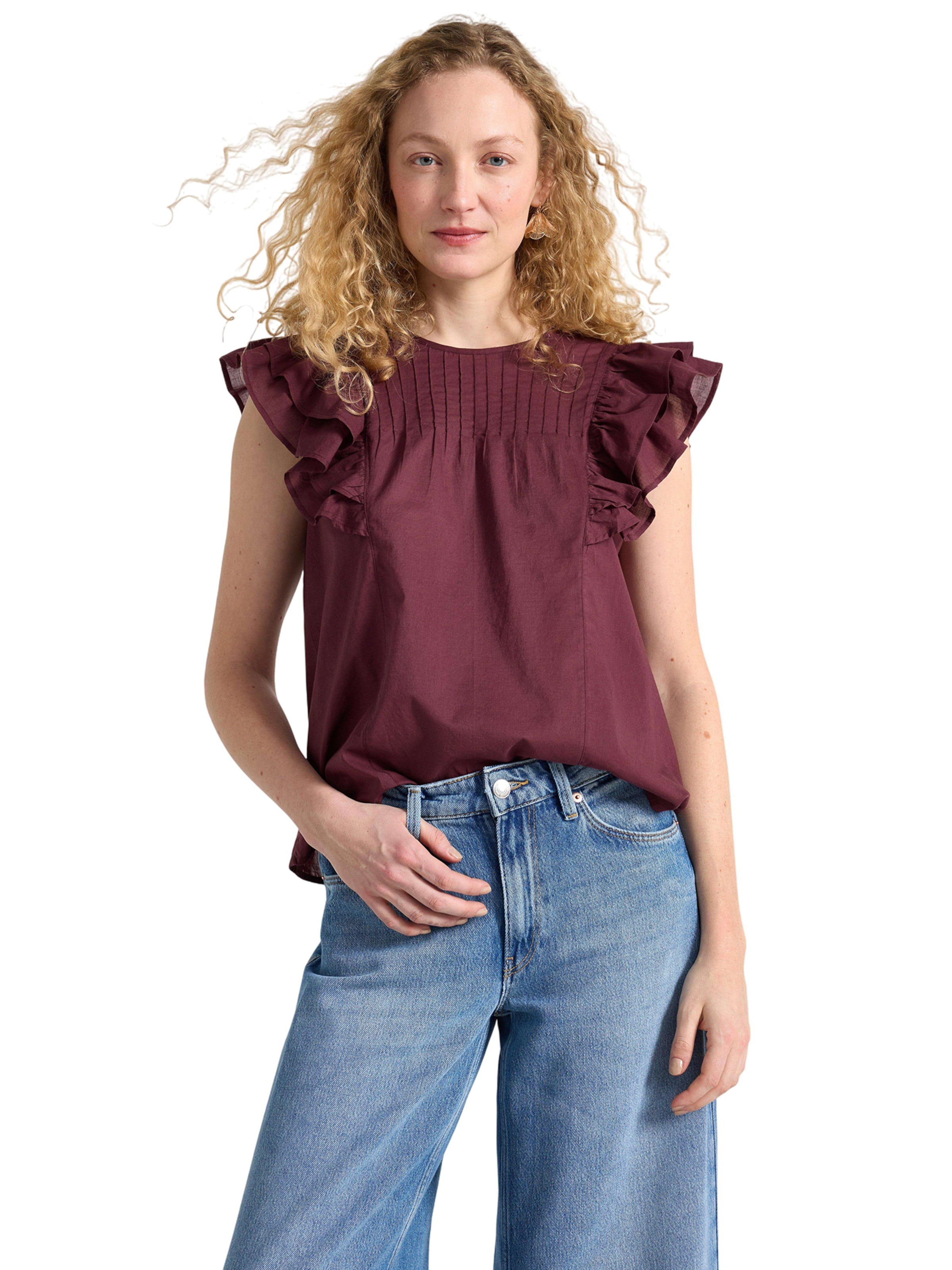 Camicia da donna 'Carrie' di Lindex in rosso: frontale