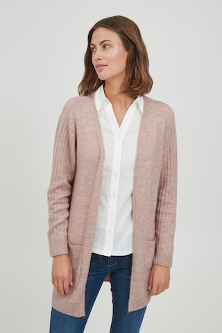 Fransa Knit Cardigan 'FRCESANDY' in Beige: front