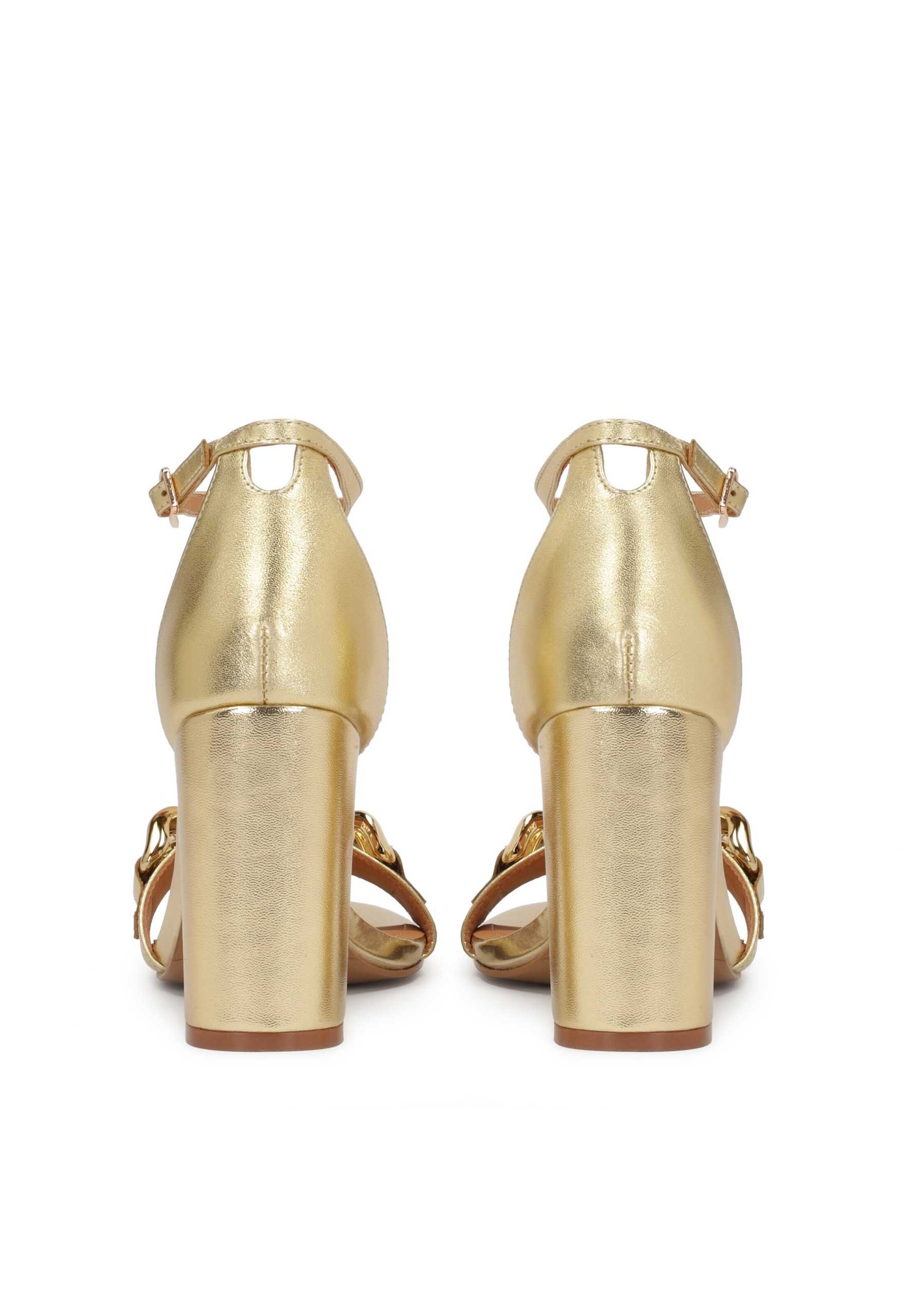 Kazar Sandały z rzemykami w kolorze złoty