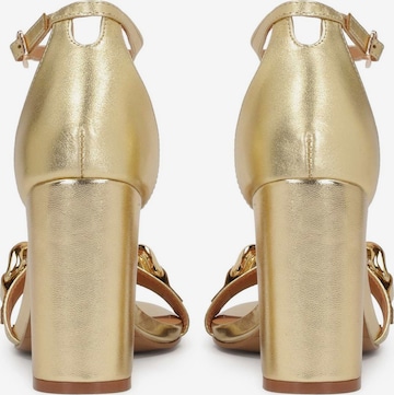 Kazar Strap Sandals in Gold