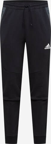 ADIDAS SPORTSWEAR Tapered Sportbroek 'Designed For Gameday' in Zwart: voorkant