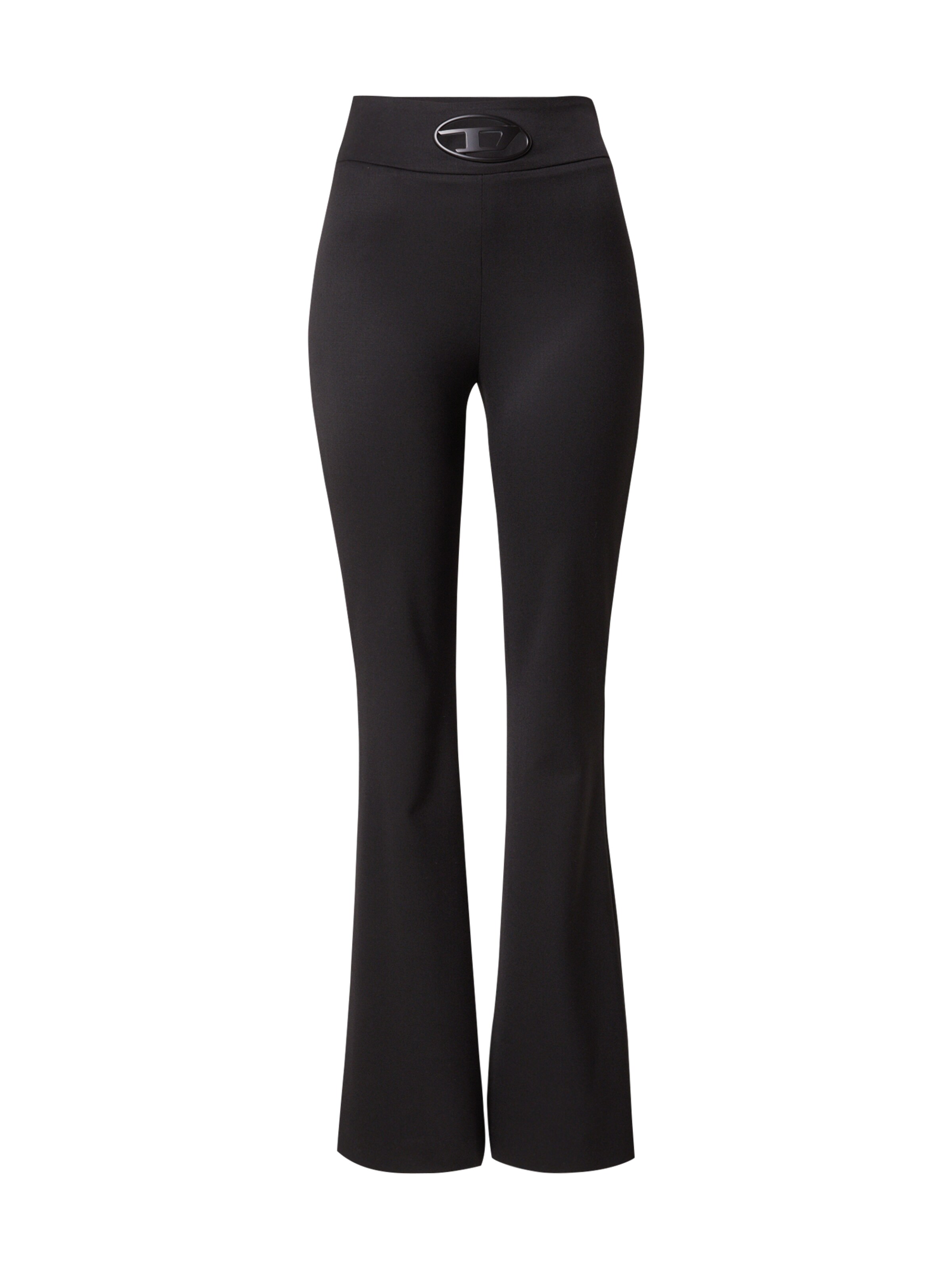 DIESEL Разкроени Панталон 'ERSEUS' в черно: отпред