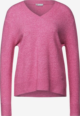 STREET ONE Pullover i pink: forside