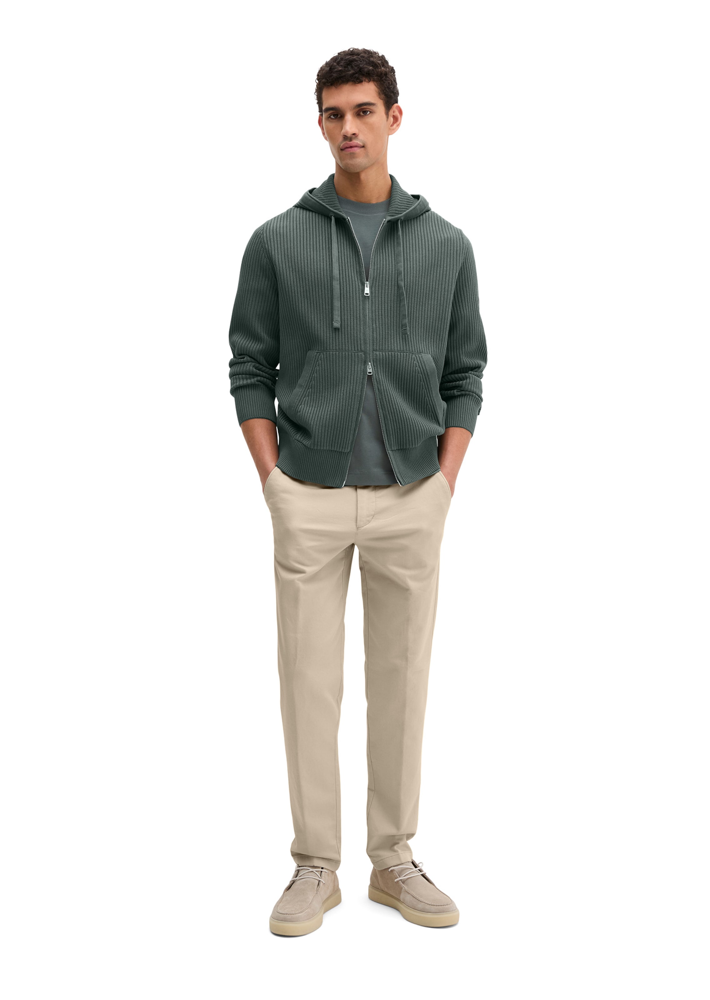 Marc O'Polo Strickjacke in Grau