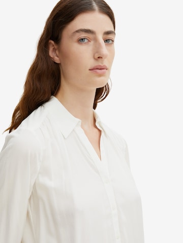 Camicia da donna di TOM TAILOR in bianco