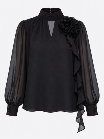 Camicia da donna di Ombre in nero: frontale
