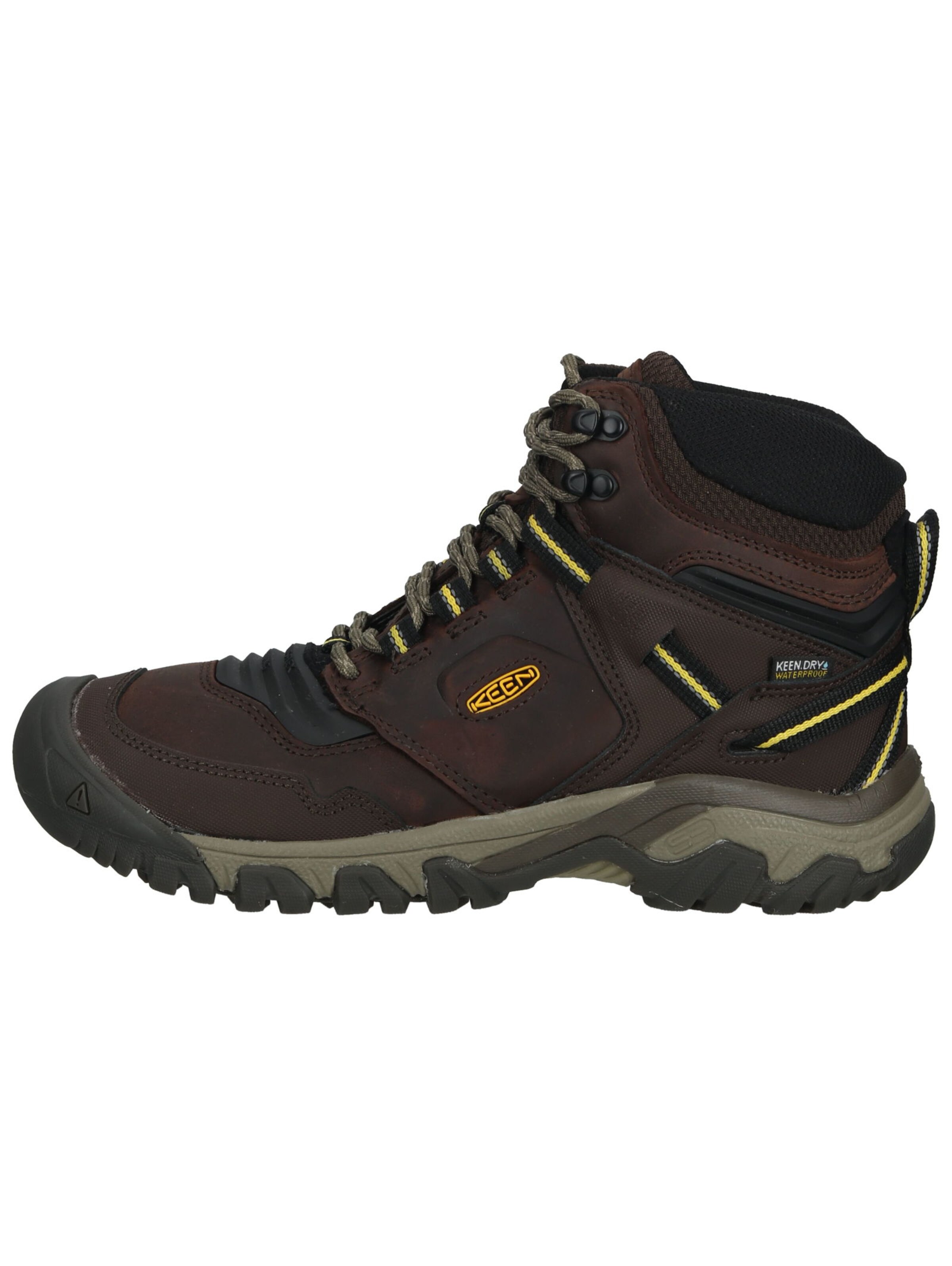KEEN - Botas 'Ridge Flex' em castanho