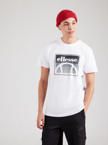 ELLESSE Majica 'Shader' | bela barva: sprednja stran
