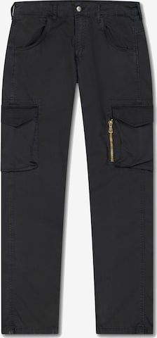 Regular Pantalon cargo 'BULLET' Le Temps Des Cerises en noir : devant