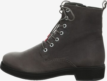 THINK! Lace-Up Ankle Boots in Grey