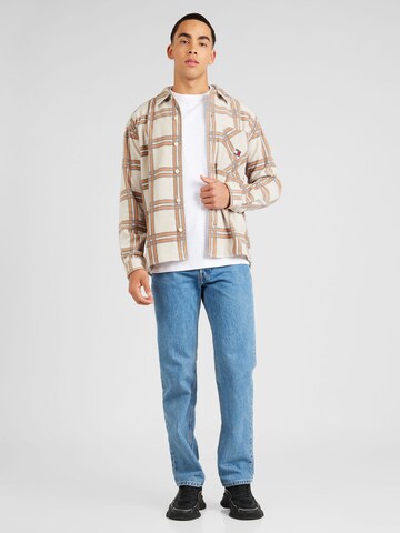 Tommy Jeans Regular fit Overhemd in Beige