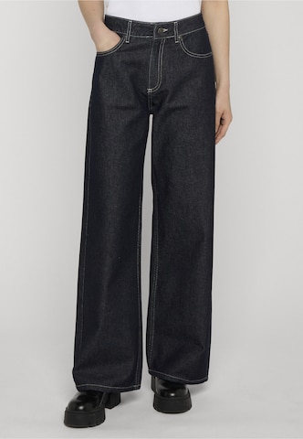 Karl Kani Regular Jeans in Schwarz: Vorderseite