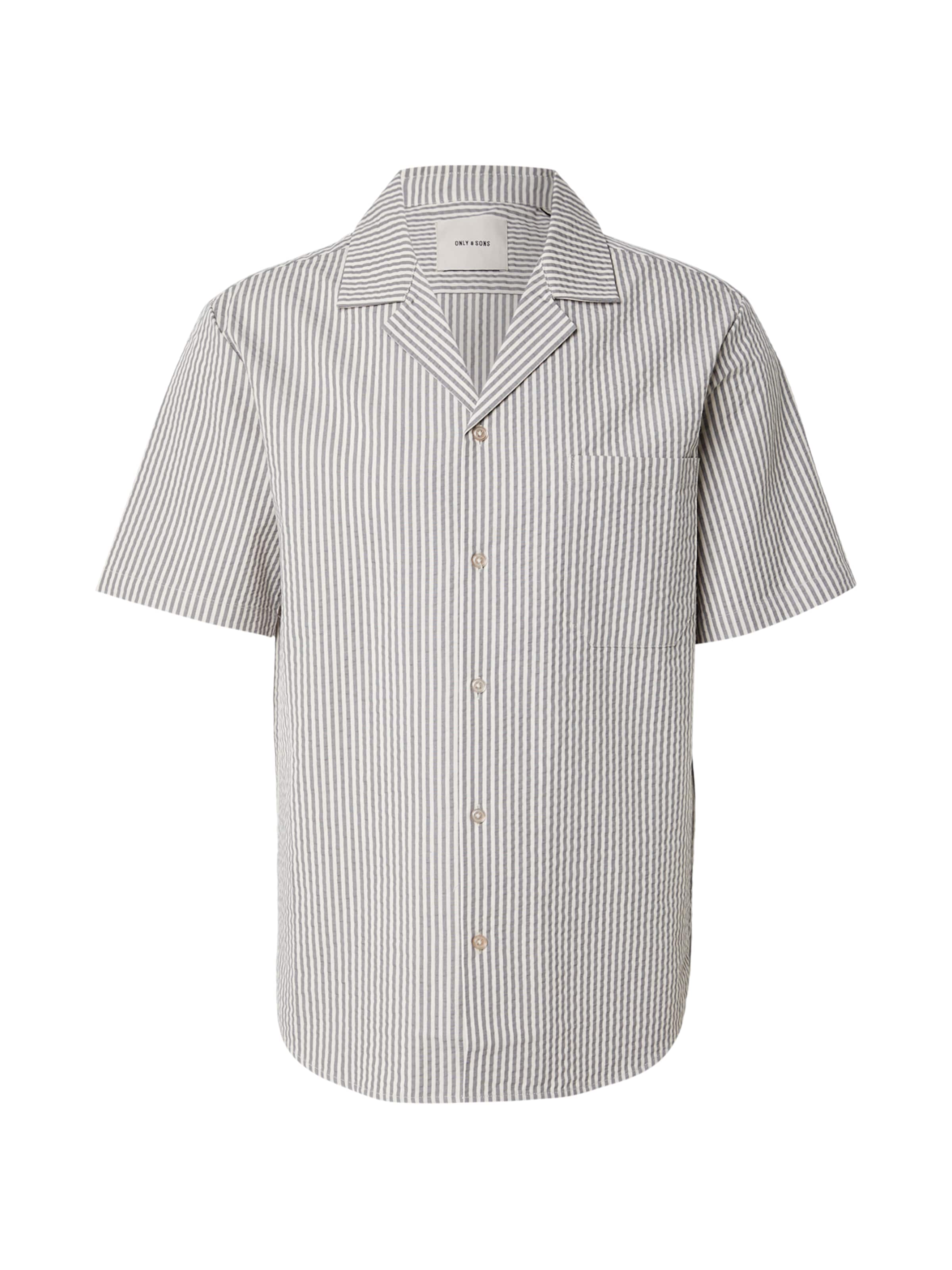 Camicia 'ONSEYE' di Only & Sons in grigio: frontale