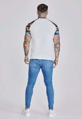 SikSilk Shirt 'Raglan' in Wit