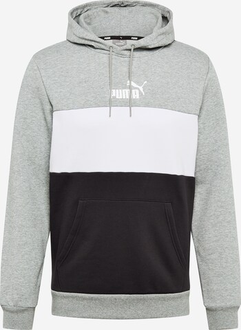 Felpa sportiva di PUMA in grigio: frontale