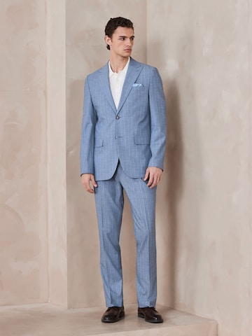 Next Slim fit Pleated Pants in Blue