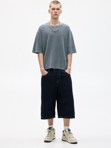Pull&Bear Sveter - Modrá