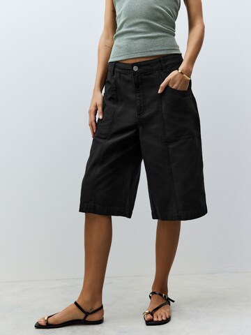 Next Loose fit Jeans 'Jorts' in Black: front