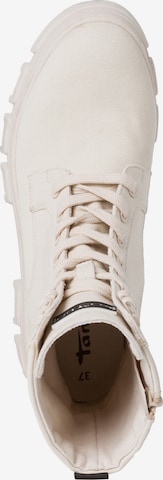 TAMARIS Lace-Up Ankle Boots in White