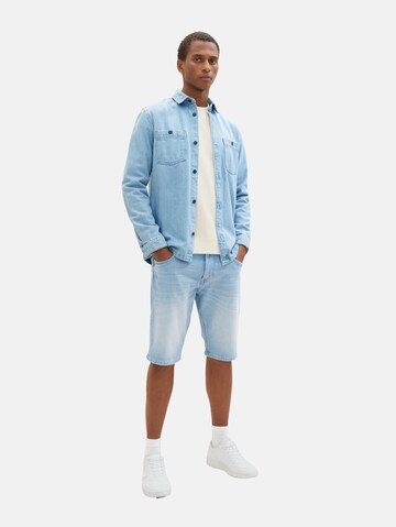 TOM TAILOR Slimfit Shorts 'Josh' in Blau