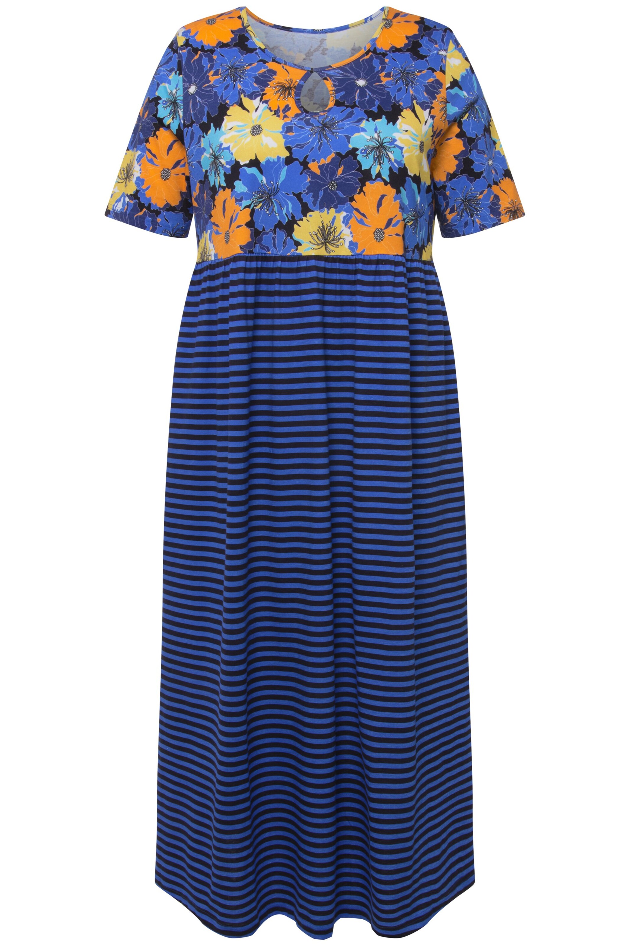 Ulla Popken Jurk in Blauw: voorkant