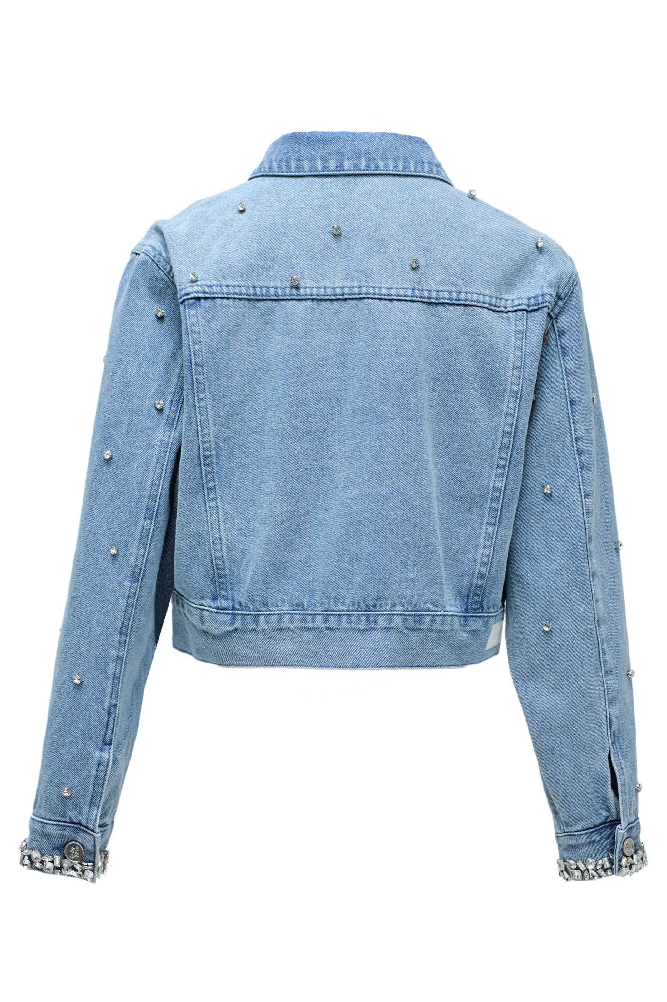 Salsa Jeans Tussenjas in Blauw