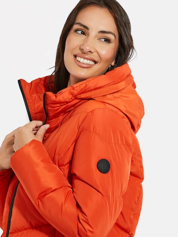 Veste d’hiver 'Pencil' Threadbare en orange