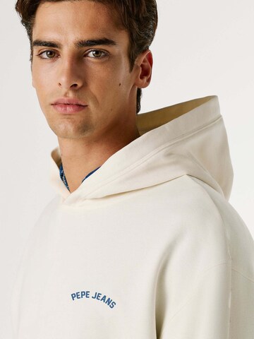 Felpa 'Gideon' di Pepe Jeans in bianco