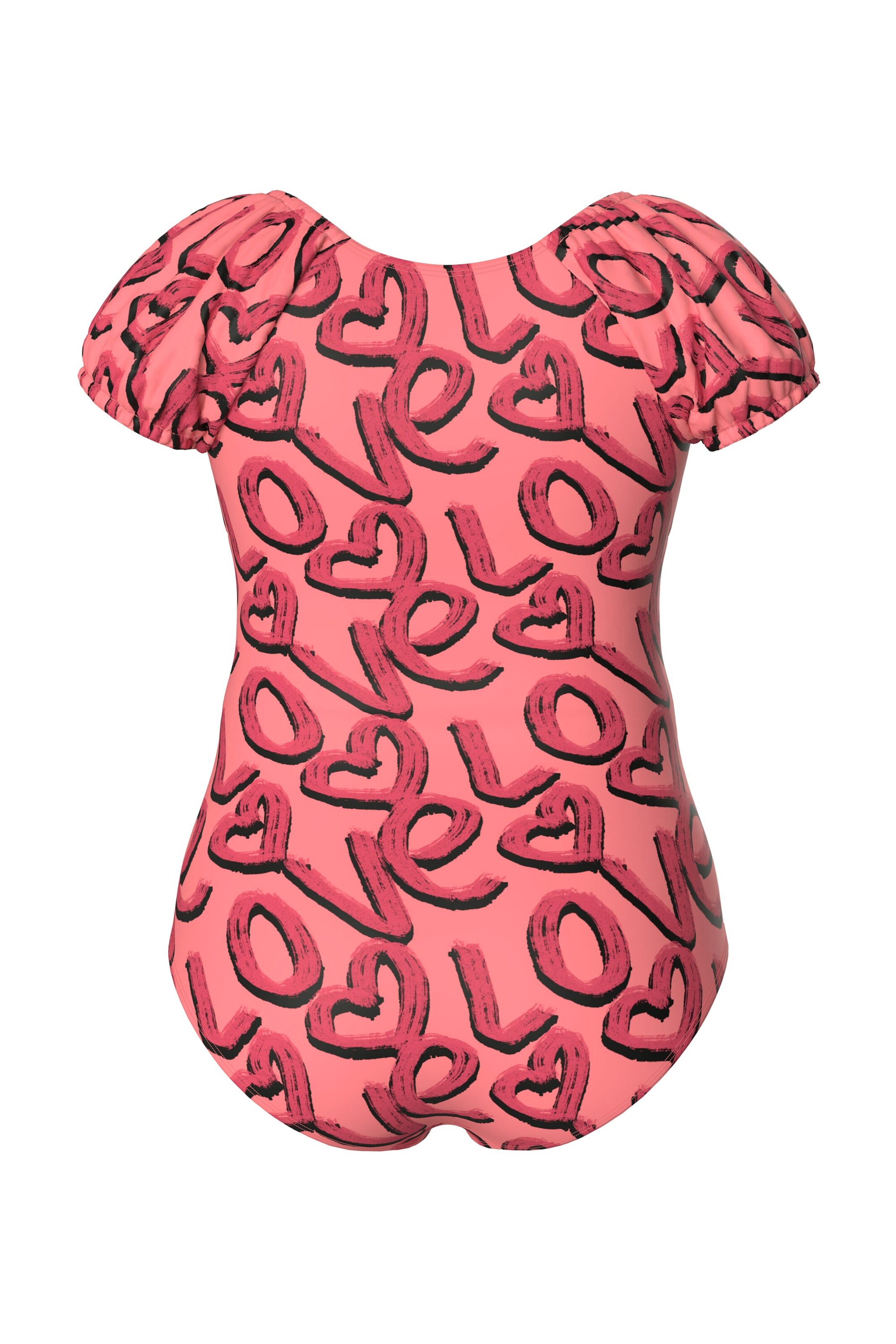 Ulla Popken Swimsuit in Orange