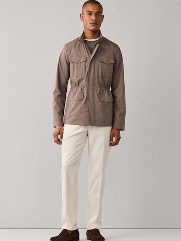 Hackett London Tussenjas ' COTTON 4 PKT ' in Bruin