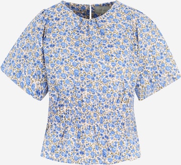 Camicia da donna 'Scotty' di Neo Noir in blu: frontale