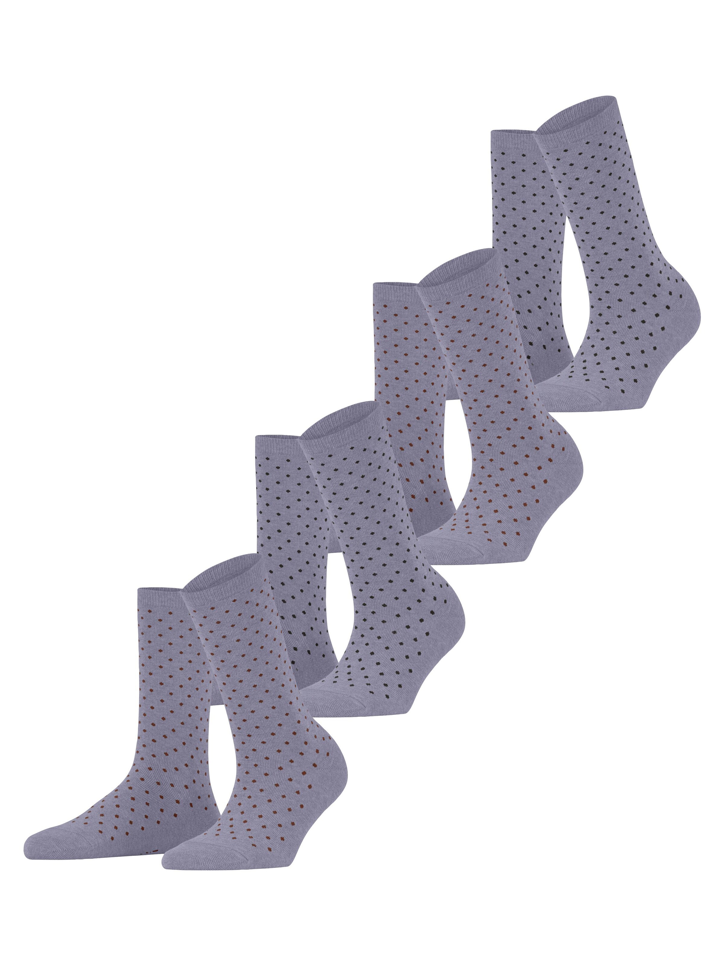 ESPRIT Socken 'Fine Dot 4-Pack'‌‌‌ in Blau: Vorderseite