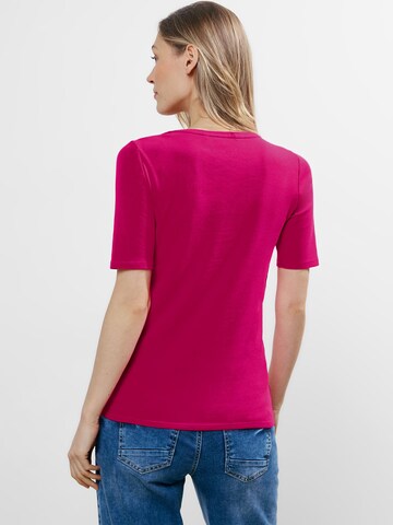 CECIL T-Shirt 'Lena' (GOTS) in Pink