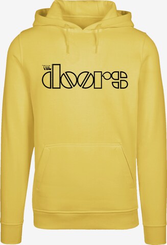 Sweat-shirt 'The Doors' F4NT4STIC en jaune : devant