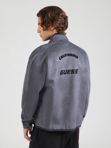 GUESS Спортивная кофта 'SHIRO' в Серый: спереди
