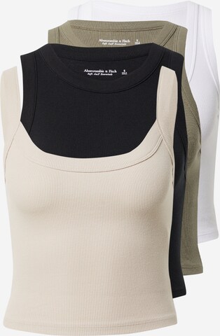 Abercrombie & Fitch Top in Beige: voorkant