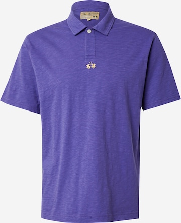 La Martina - Camiseta en azul: frente