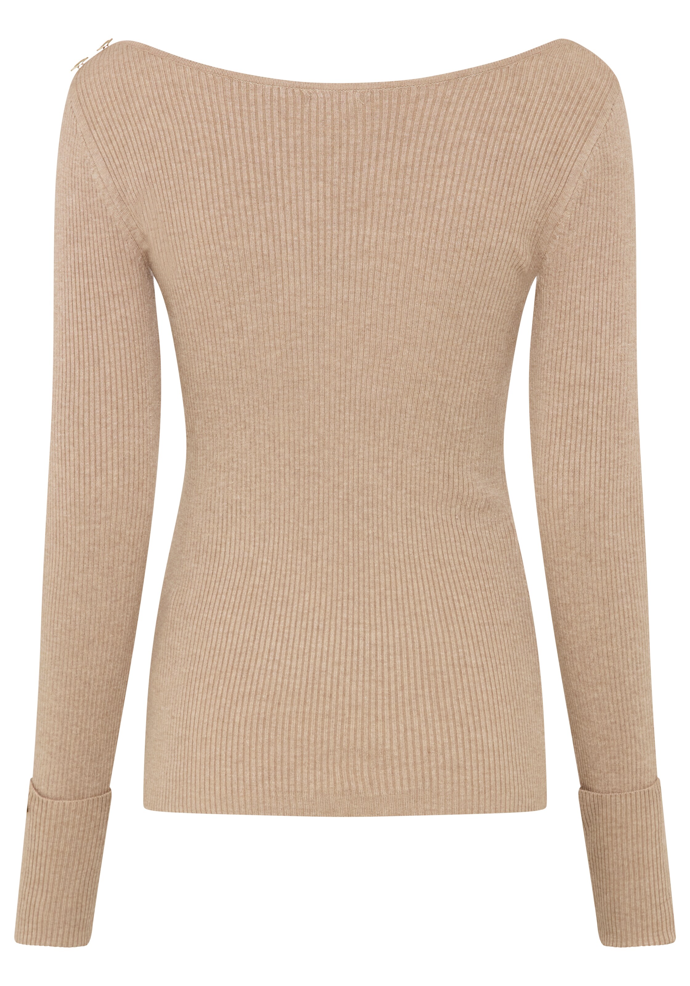 Bruno Banani Pullover in Beige
