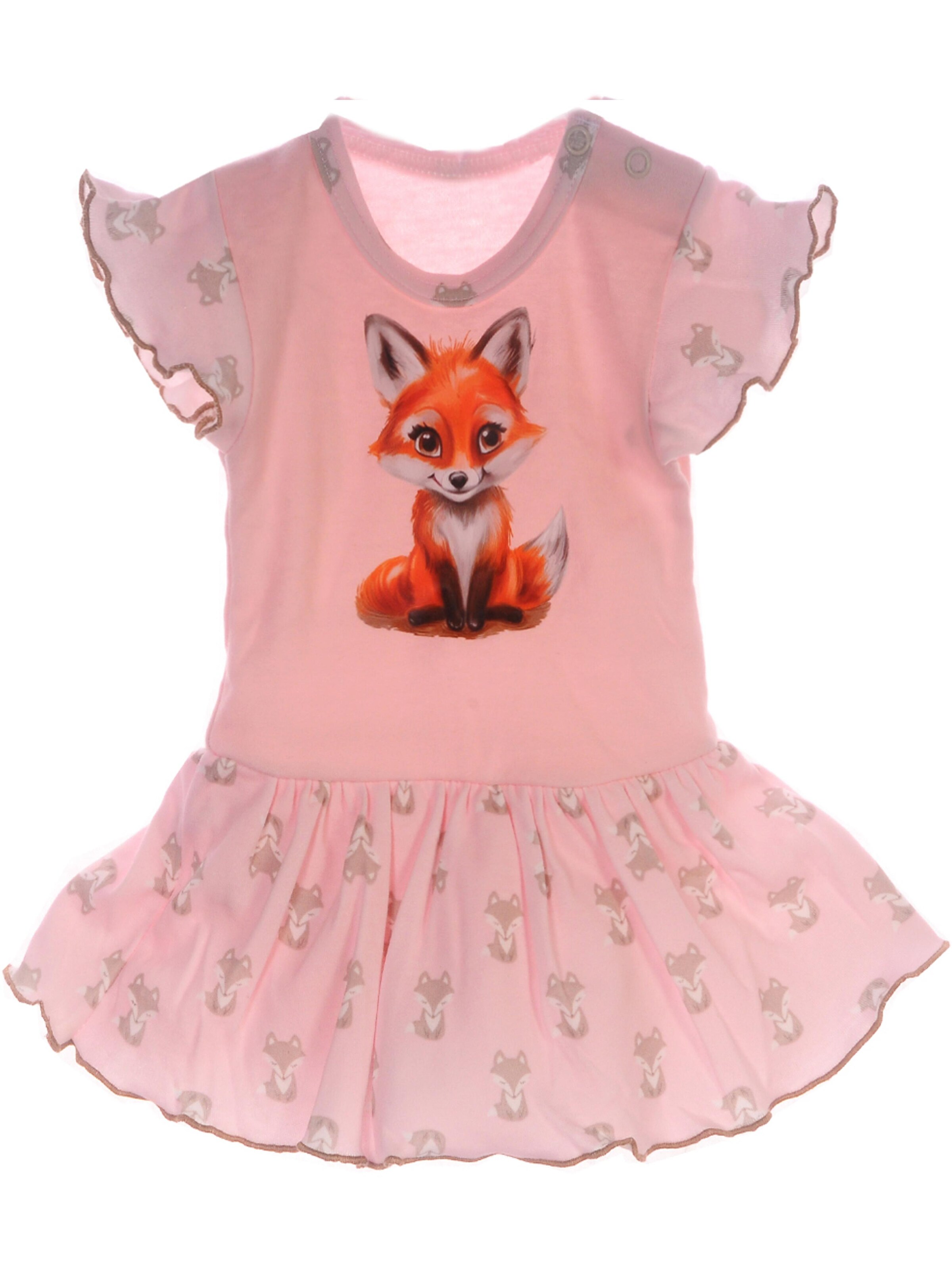 La Bortini Romper/Bodysuit in Pink: front