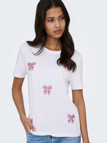 Maglietta 'ONLKITA' di ONLY in bianco