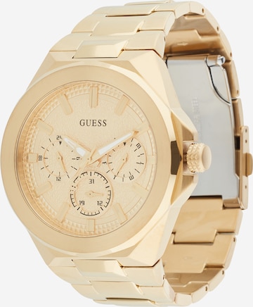 GUESS Analoginen kello värissä kulta: etupuoli