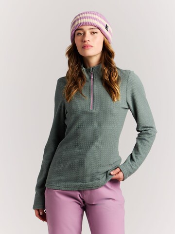 PROTEST Athletic Sweatshirt 'PRTPurley' in Green