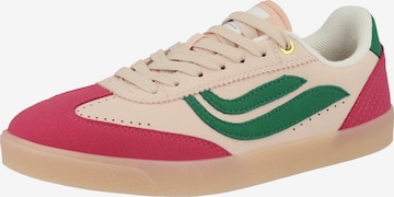 GENESIS Sneakers laag 'Volley Hairy ' in Rood: voorkant