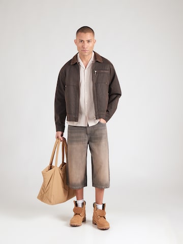 JJ Rebel Средняя посадка Рубашка 'JREBMOSS SUNNY' в Бежевый