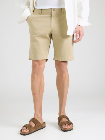 Hackett London Szabványos Chino nadrág - barna: elől