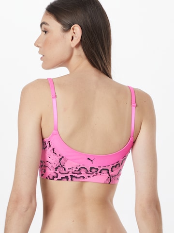 PUMA Bustier Sport-BH 'Forever' in Pink